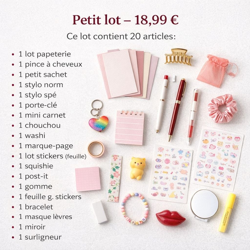 Coffret Cadeau Personnalisé - 20 articles