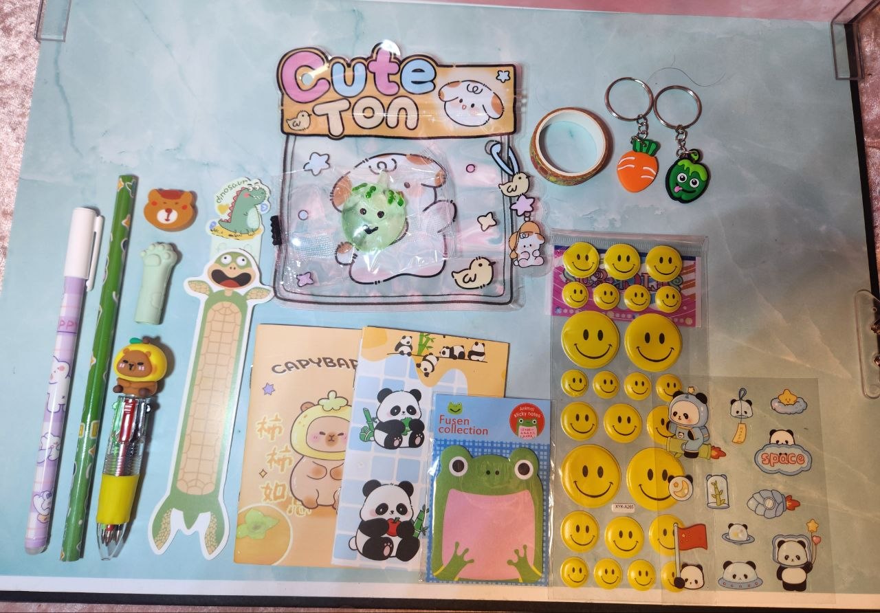 Lot papeterie kawaii 16 articles