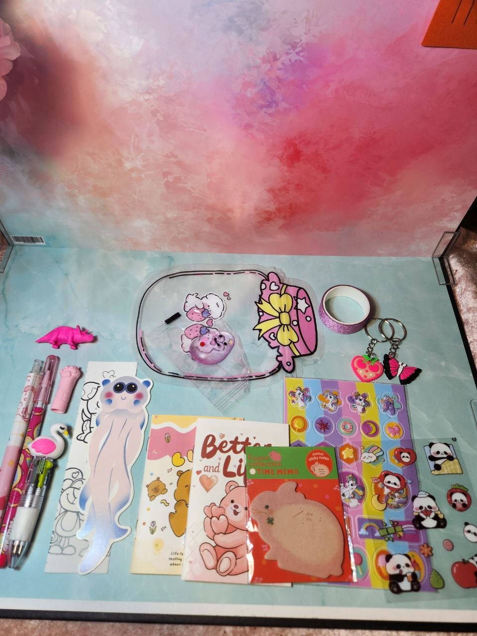 Lot papeterie kawaii 16 articles