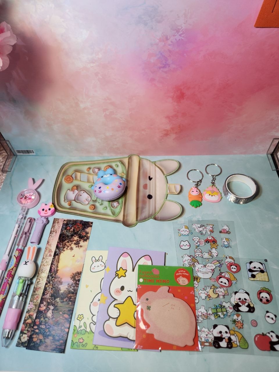 Lot papeterie kawaii 16 articles