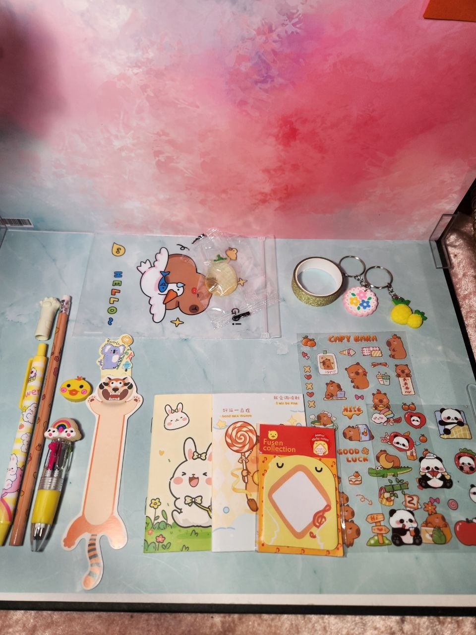 Lot papeterie kawaii 16 articles